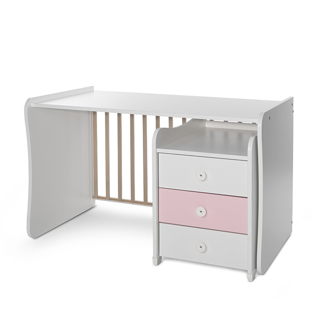 Lorelli ΚΡΕΒΆΤΙ MAXI PLUS ΝΈΟ 70/160 WHITE/ORCHID PINK 10150300038A