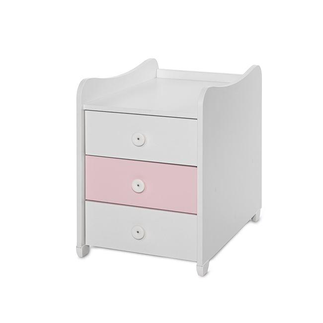 Lorelli ΚΡΕΒΆΤΙ MAXI PLUS ΝΈΟ 70/160 WHITE/ORCHID PINK 10150300038A