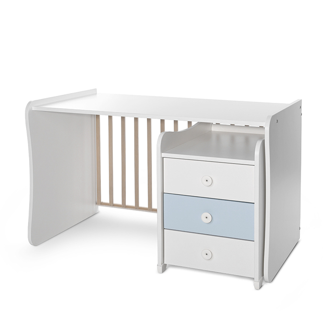 Lorelli ΚΡΕΒΆΤΙ MAXI PLUS ΝΈΟ 70/160 WHITE/BABY BLUE 10150300039A