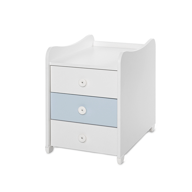 Lorelli ΚΡΕΒΆΤΙ MAXI PLUS ΝΈΟ 70/160 WHITE/BABY BLUE 10150300039A