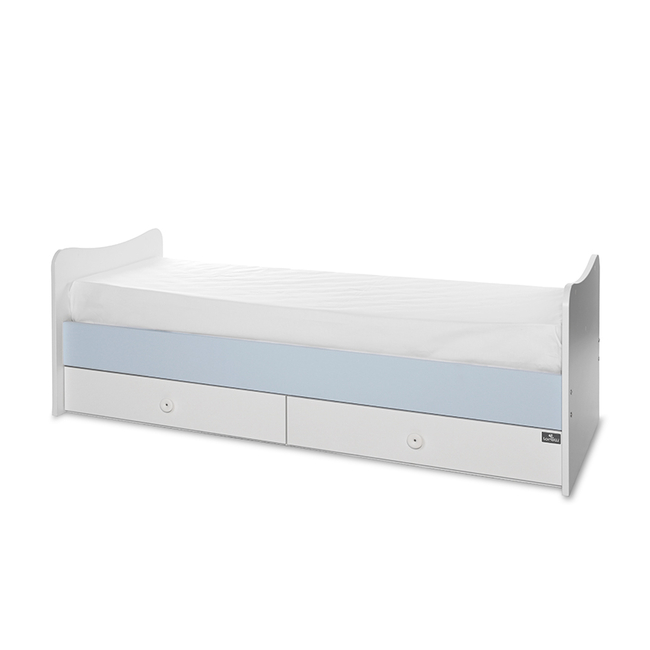 Lorelli ΚΡΕΒΆΤΙ MAXI PLUS ΝΈΟ 70/160 WHITE/BABY BLUE 10150300039A