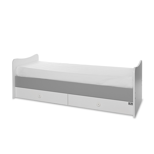 Lorelli ΚΡΕΒΆΤΙ MAXI PLUS ΝΈΟ 70/160 WHITE/STONE GREY 10150300041A