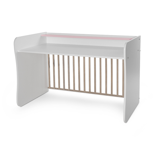Lorelli BED MINI MAX NEW 190/72 COLOUR WHITE/ORCHID PINK 10150500038A