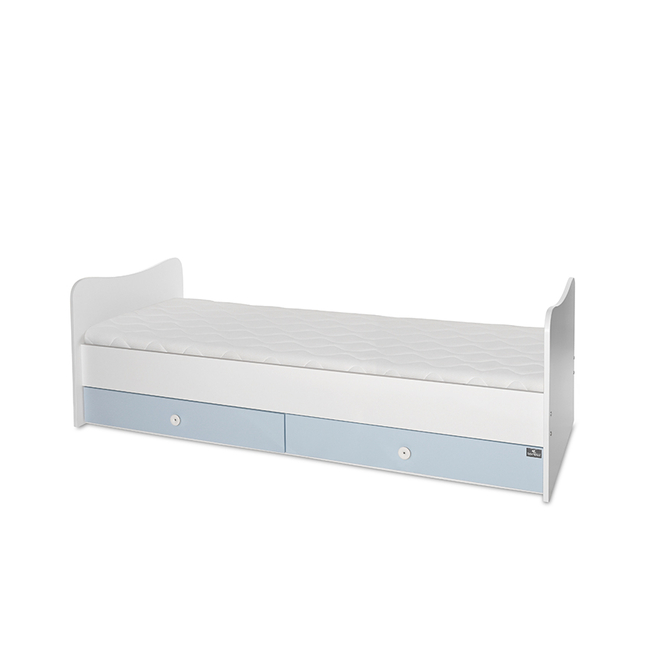 Lorelli BED MINI MAX NEW 190/72 COLOUR WHITE/BABY BLUE 10150500039A