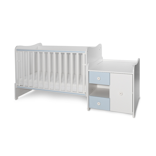 Lorelli Mini Max Πολυμορφική Κούνια/Κρεβάτι White Baby Blue 10150500039A