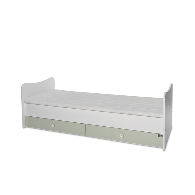 Lorelli BED MINI MAX NEW 190/72 COLOUR WHITE/MILKY GREEN 10150500040A