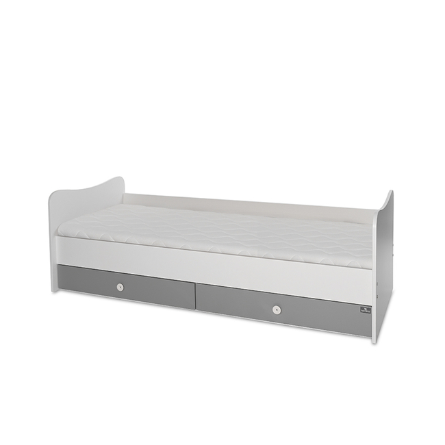 Lorelli BED MINI MAX NEW 190/72 COLOUR WHITE/STONE GREY 10150500041A