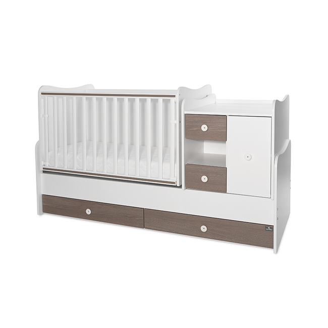 Lorelli BED MINI MAX 190/72 COLOUR WHITE/COFFE NEW 10150500042A