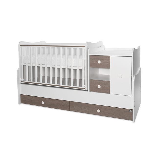 Lorelli BED MINI MAX 190/72 COLOUR WHITE/COFFE NEW 10150500042A