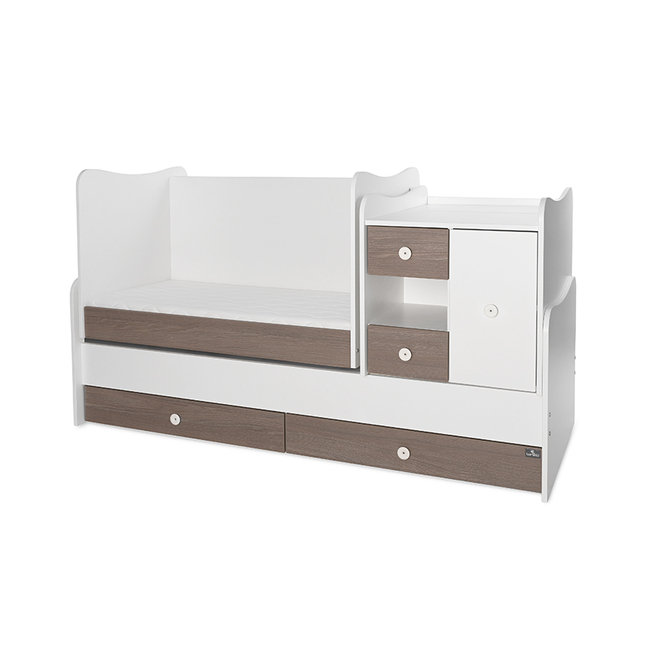 Lorelli BED MINI MAX 190/72 COLOUR WHITE/COFFE NEW 10150500042A