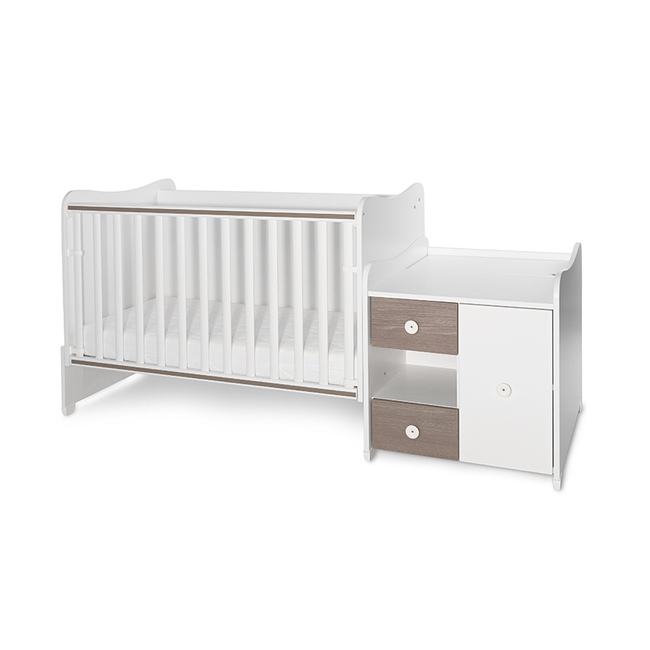 Lorelli BED MINI MAX 190/72 COLOUR WHITE/COFFE NEW 10150500042A