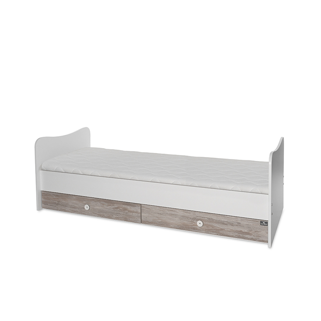 Lorelli BED MINI MAXI 190/72 COLOUR WHITE/ARTWOOD NEW 10150500043A