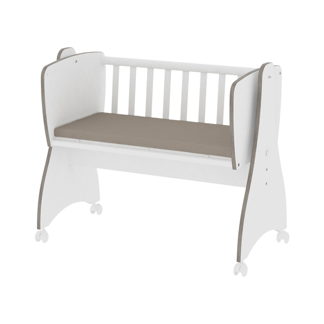 Βρεφικό Ξύλινο Λίκνο Lorelli First Dreams White String 10150550037 (Δώρο Super Απαλή Κουβερτούλα)