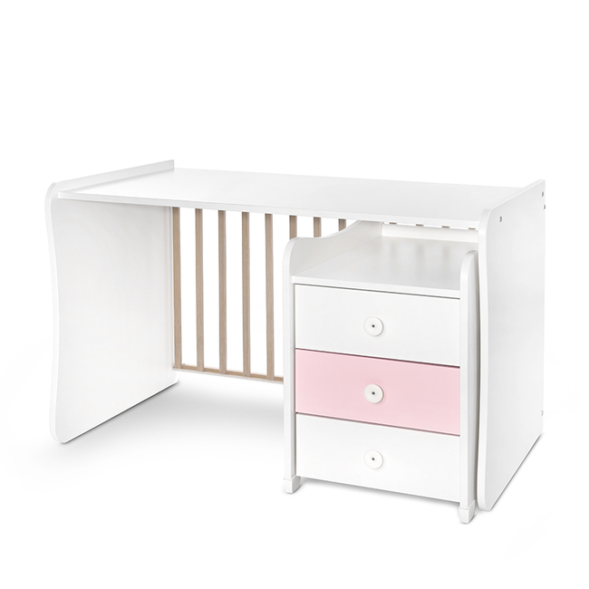 Lorelli BED MAXI PLUS NEW 70/160 WHITE/ORCHID PINK 10150580038P