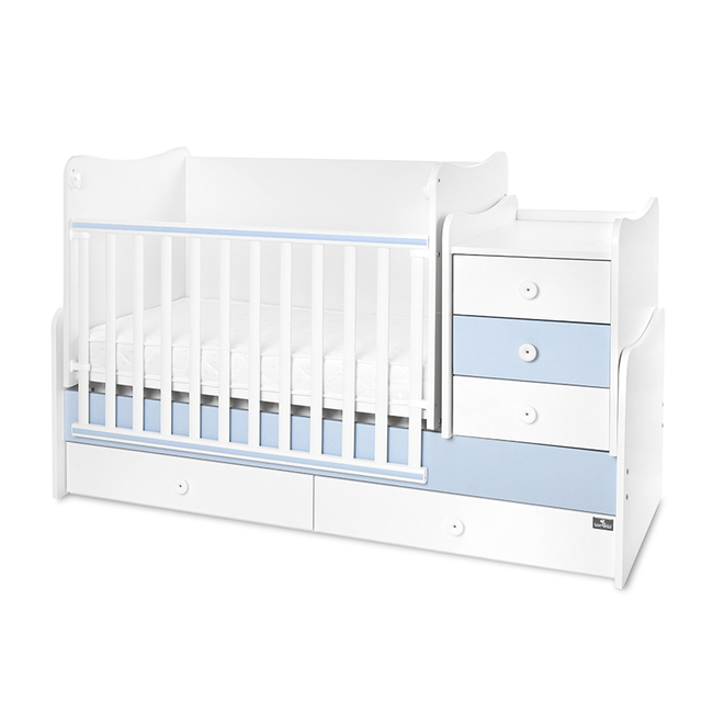 Lorelli Maxi Plus Πολυμορφικό κρεβάτι Κούνια Baby blue 10150580039P