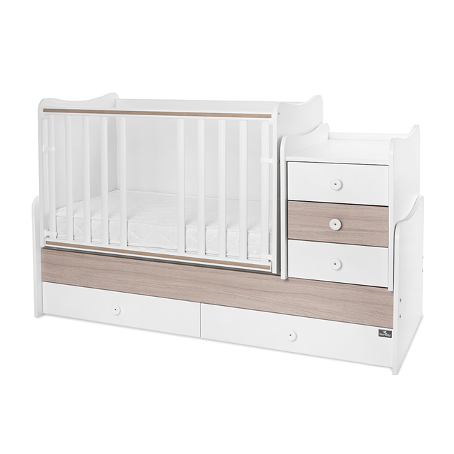 Lorelli Maxi Plus Πολυμορφικό κρεβάτι Κούνια White Amber 10150580044P