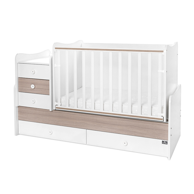 Lorelli Maxi Plus Πολυμορφικό κρεβάτι Κούνια White Amber 10150580044P