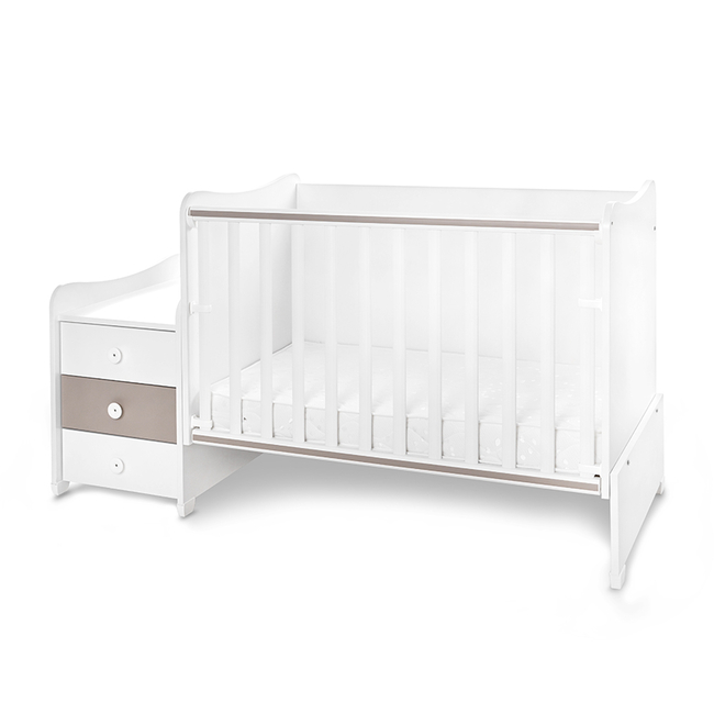 Lorelli BED MAXI PLUS NEW 70/160 WHITE/STRING 10150580046P