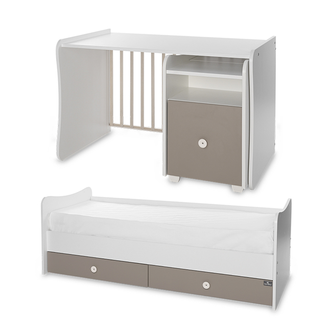 Lorelli BED TREND PLUS NEW 70/160 WHITE/STRING 10150590046P