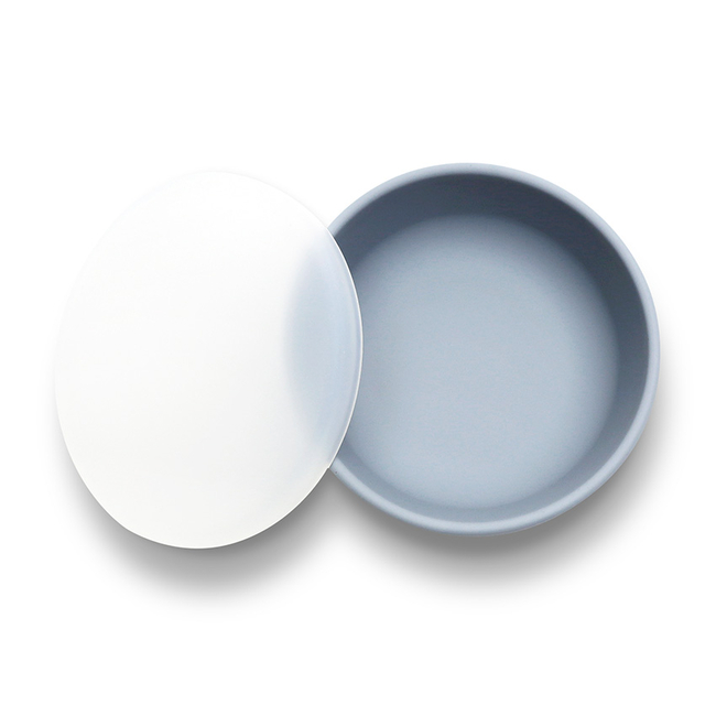 Lorelli Μπολ Σιλικόνης με Καπάκι και Βεντούζα Nature Grey 10230640003