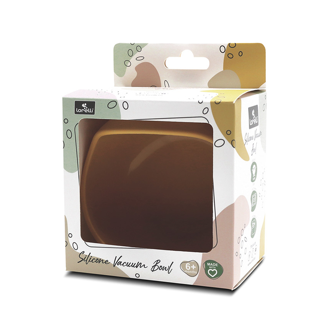 Lorelli  SILICONE VACUUM BOWL NATURAL YELLOW  10230650001