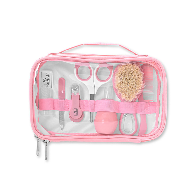 Lorelli Deluxe Βρεφικό Σετ Περιποίησης Μωρού με Θήκη Pink 10240340001