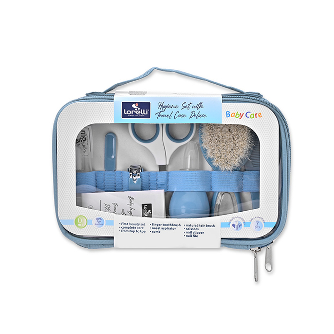 Lorelli Deluxe Βρεφικό Σετ Περιποίησης Μωρού με Θήκη Blue 10240340002