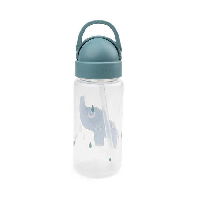 Done By Deer Plastic CUP with straw Elphee Blue 350ml