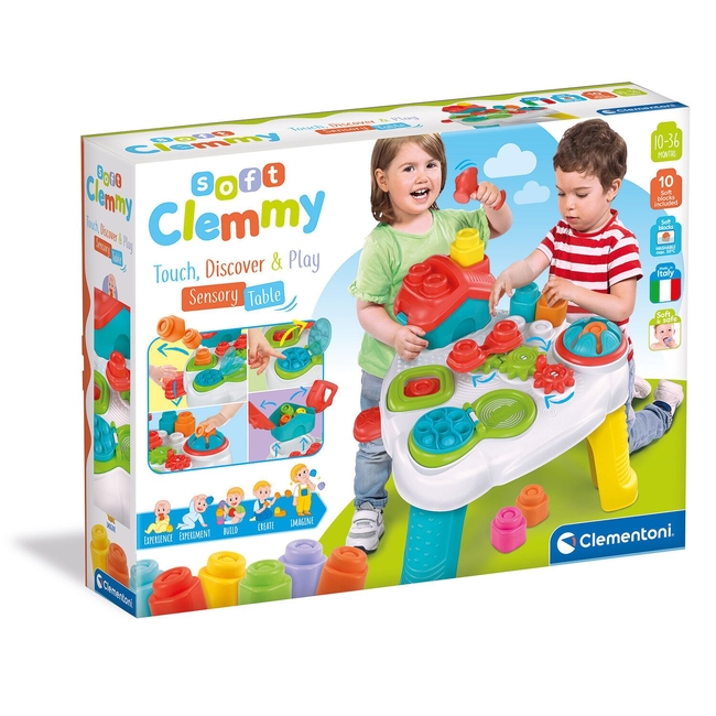 Baby Clementoni Soft Clemmy Αισθητηριακό Τραπέζι Για 12-36 Μηνών