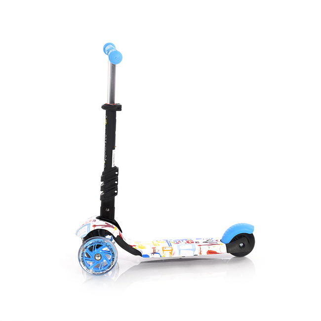 Lorelli Scooter Smart Μετατρεπόμενο Παιδικό Πατίνι με Κάθισμα LED 3 ετών Blue Tracery  10390020018