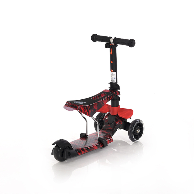 Lorelli Scooter Smart Μετατρεπόμενο Παιδικό Πατίνι με Κάθισμα LED 3 ετών Red Fire 10390020023