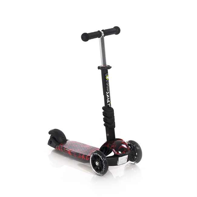 Lorelli Scooter Smart Μετατρεπόμενο Παιδικό Πατίνι με Κάθισμα LED 3 ετών Red Fire 10390020023