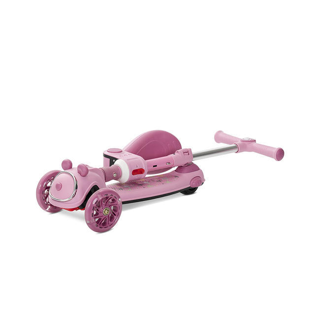 Lorelli Swiftie Αναδιπλούμενο Πατίνι έως 50kg Led Μουσική Pink 10390220003