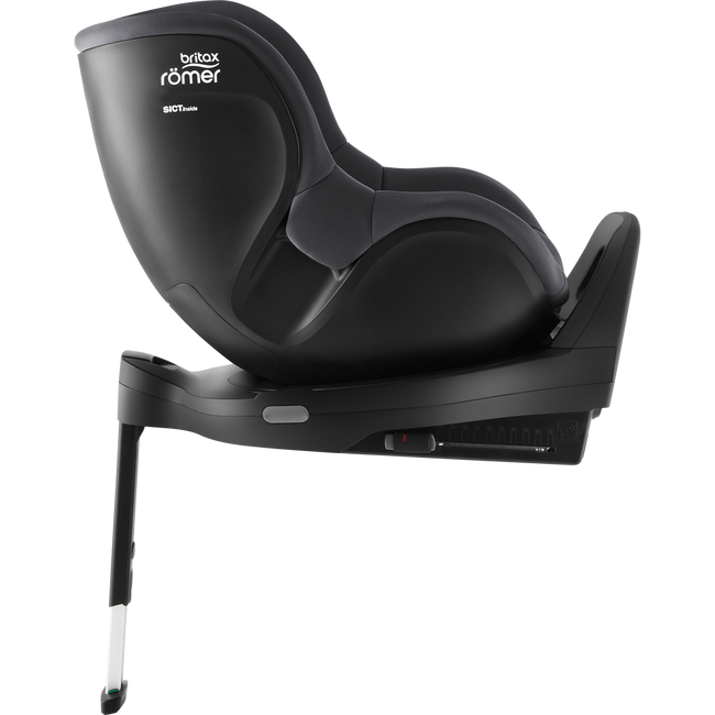 Britax Romer Dualfix Pro I-Size 360° i-SIZE 40-105 cm Περιστρεφόμενο Κάθισμα Αυτοκινήτου Midnight Grey R2000038295 + ΔΩΡΟ ΑΞΙΑΣ 35€ ΠΡΟΣΤΑΣΙΑ ΚΑΘΙΣΜΑΤΟΣ