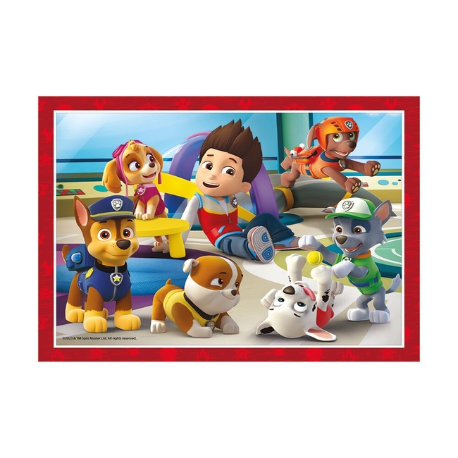 Clementoni Children's Puzzle 4 in 1 Supercolor Nickelodeon Paw Patrol 12-16-20-24 pcs