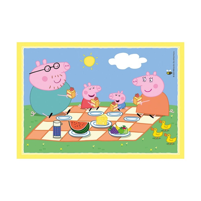 Clementoni Children's Puzzle 4 in 1 Supercolor Peppa Pig 12-16-20-24 pcs