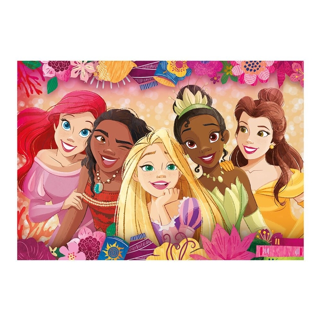 Clementoni Children's Puzzle Maxi Supercolor Disney Princesses 24 pcs