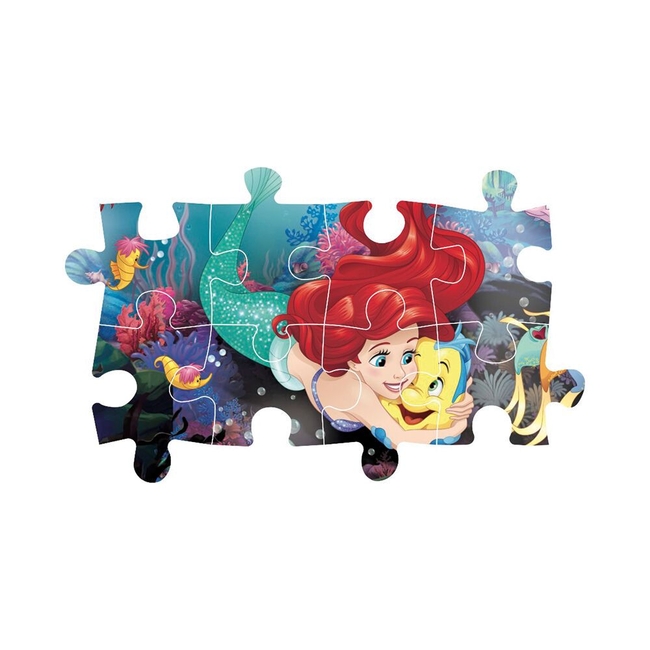 Clementoni Παιδικό Παζλ Maxi Supercolor Disney Η Μικρή Γοργόνα 24 τμχ