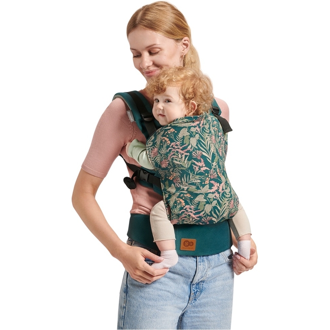 Kinderkraft Milo 2 in 1 Baby Carrier For Children up to 20kg Nature Vibes Green KNMILONAGRE0000