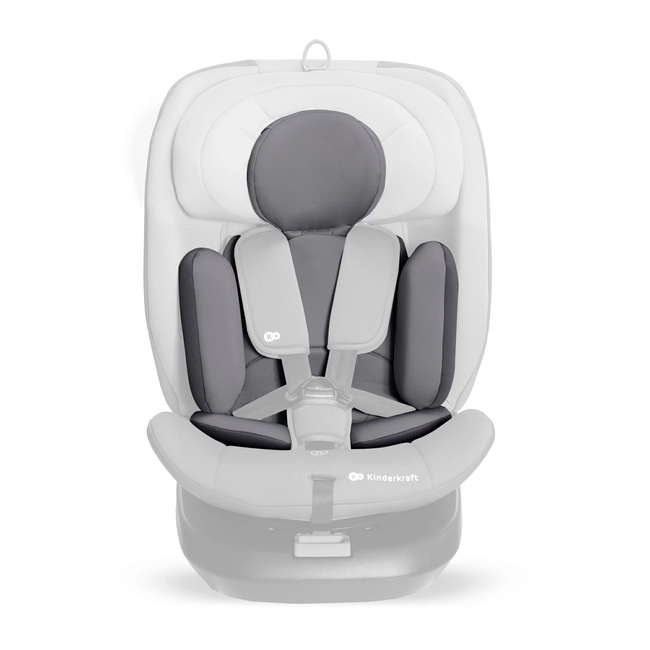 Kinderkraft i-Grow i-Size Swivel Child Car Seat 40-150cm (0-36kg) Gray KCIGRO00GRY0000