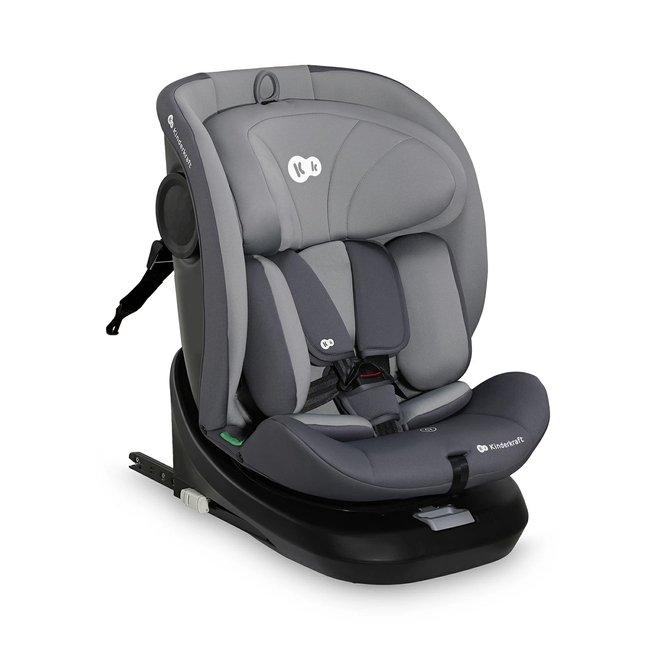 Kinderkraft i-Grow i-Size Swivel Child Car Seat 40-150cm (0-36kg) Gray KCIGRO00GRY0000
