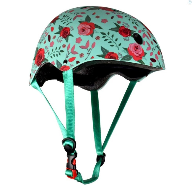 Kiddimoto Children's Helmet Floral KMH301