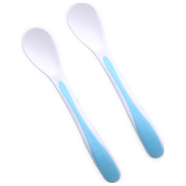 Lorelli 2 pcs Silicon Spoons in a case - Blue 1023048