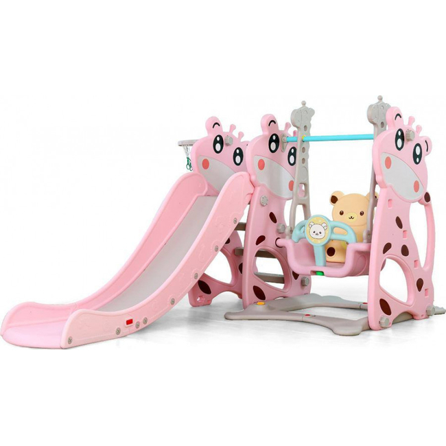 Moni Garden Slide and Swing Miki Pink