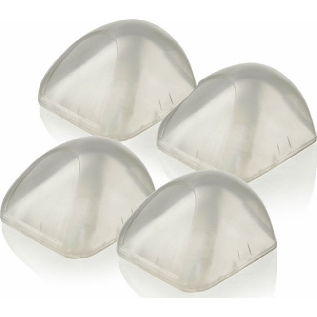 Dreambaby Soft Corner Protectors with Plastic Sticker in White Color 4pcs BR74708