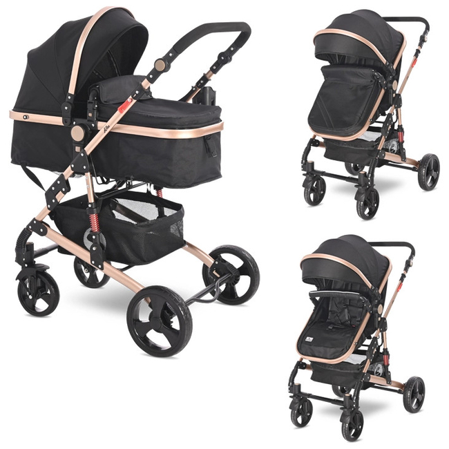 Lorelli Alba Παιδικό Πολυμορφικό Καρότσι 0+μηνών Classic Black 10021482106
