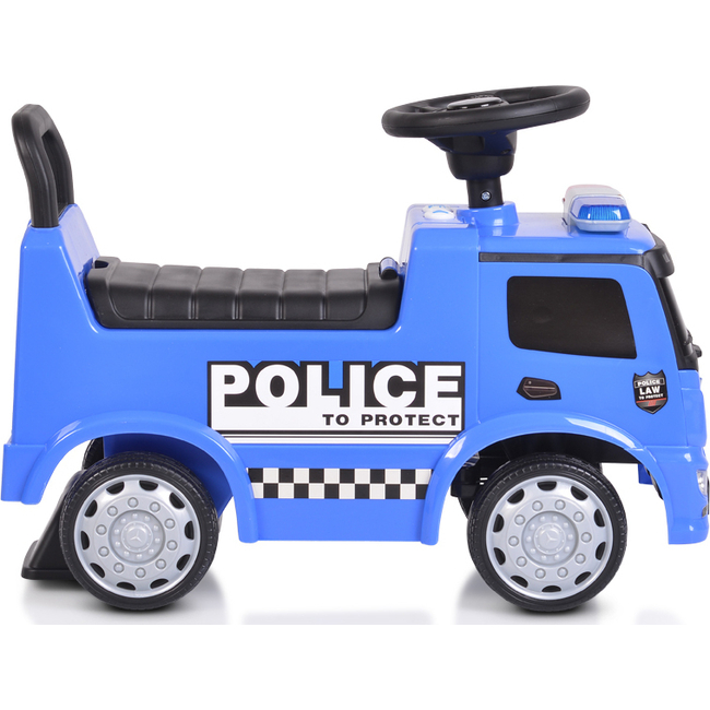 Moni Mercedes Antos 657 Police Ride On Car Blue for 12+ Months