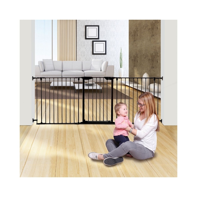 DreamBaby Newport Folding Child Safety Gate 85-200 cm Black BR75297