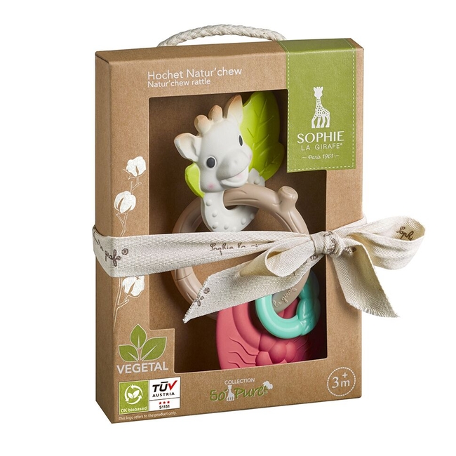 Sophie la girafe Sophie the giraffe Natural rattle 3+m S220133