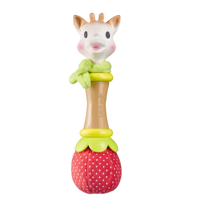 Sophie la girafe Sophie the giraffe Rattle with 3 natural materials 3+ m S220134